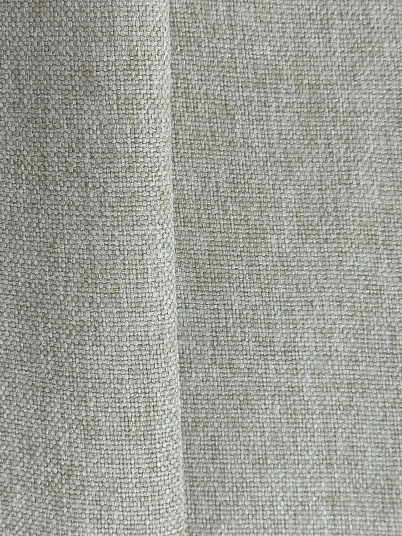 Fauteuil en tissu beige Victoria