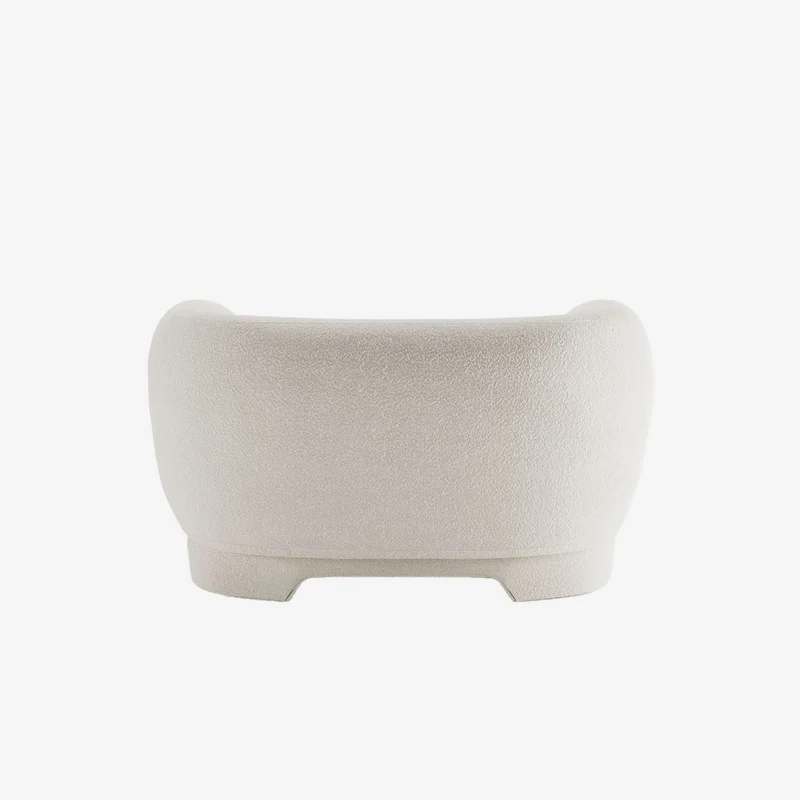 Loveseat Albano - Fauteuil 1,5 place boucl cr me
