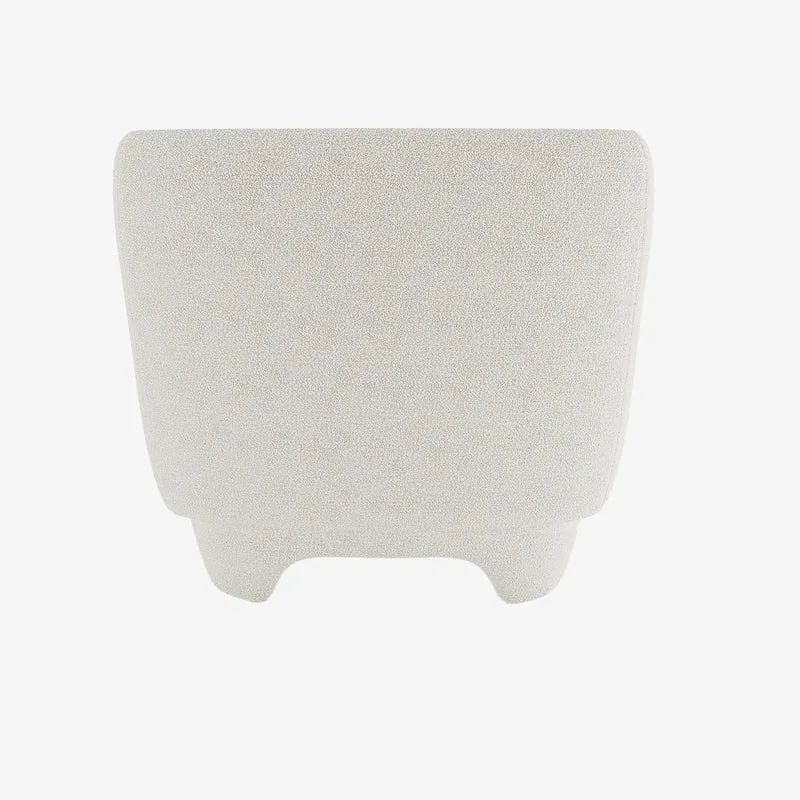 NOA - Fauteuil en laine boucl e crue