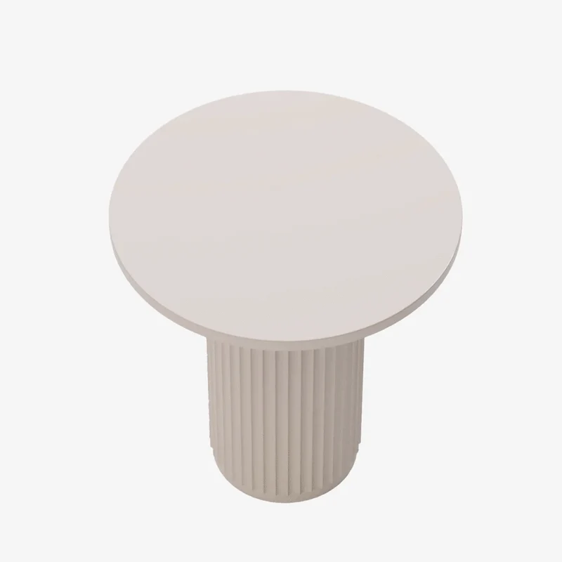 Table d'appoint ronde cannel e