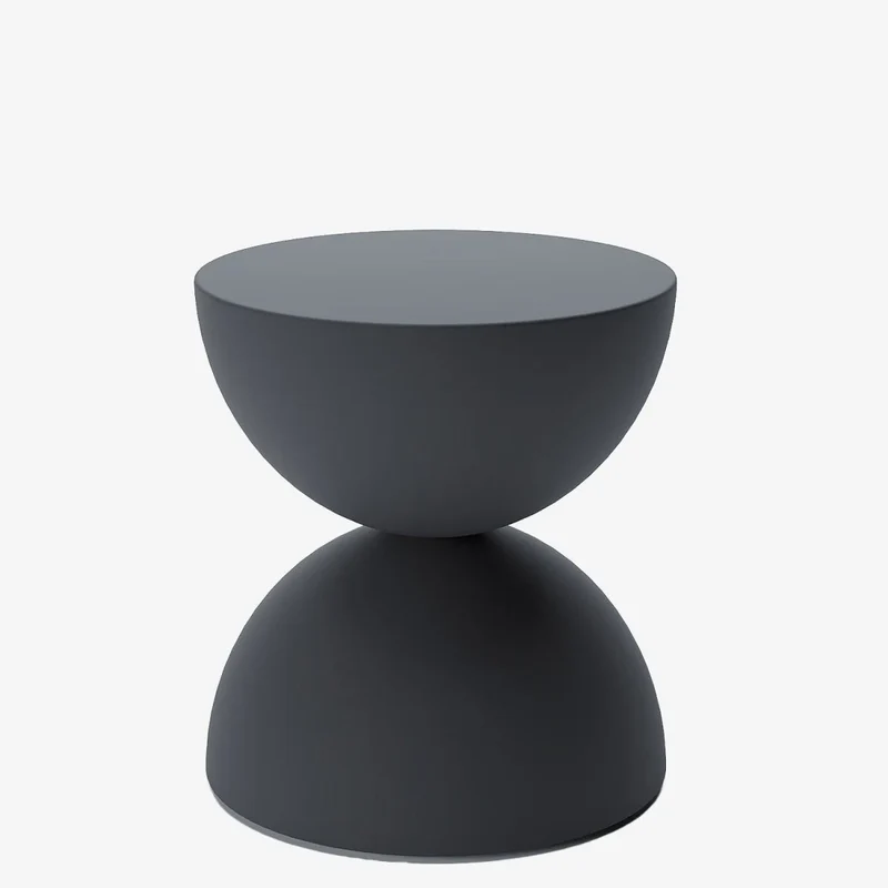 Table d'appoint ronde design en magnésie