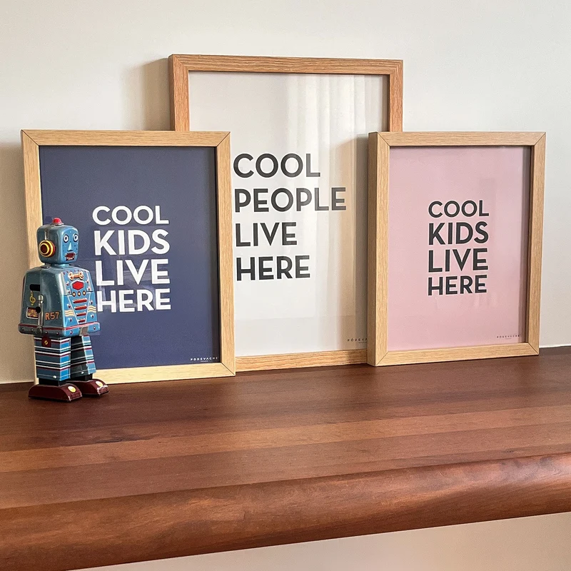Affiche ou affiche encadrée Cool People