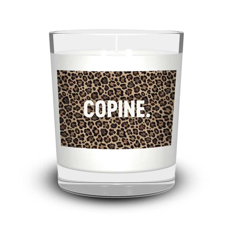 Bougie léopard Copine