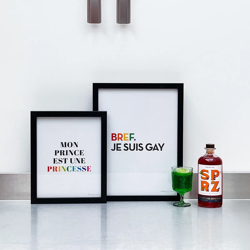 Affiche ou affiche encadrée Gay