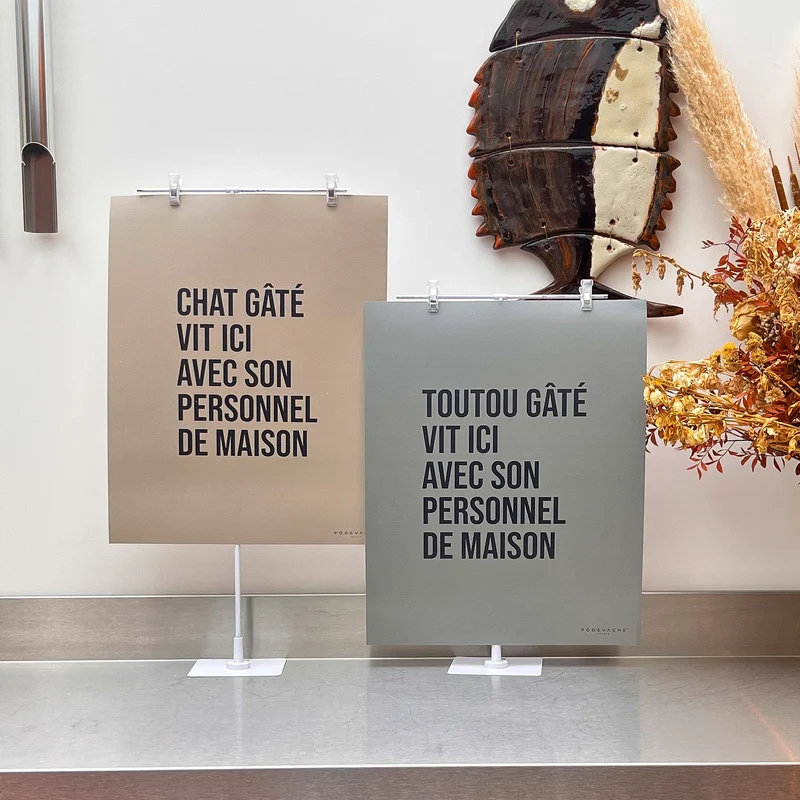 Affiche ou affiche encadrée Toutou