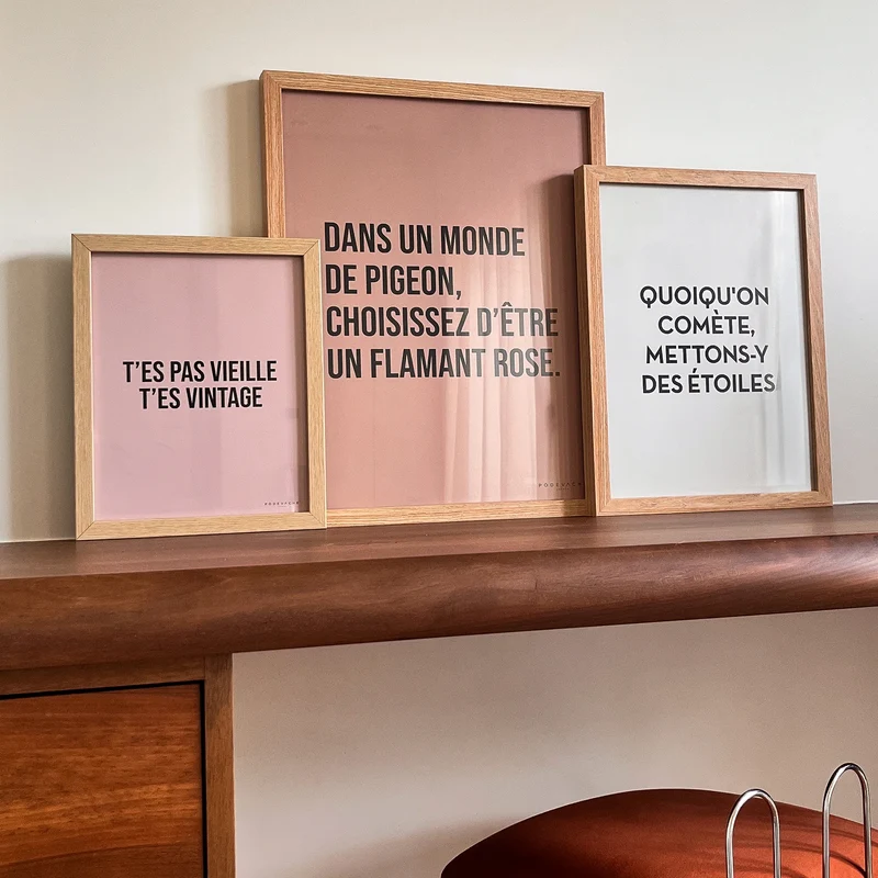 Affiche ou affiche encadrée Vintage