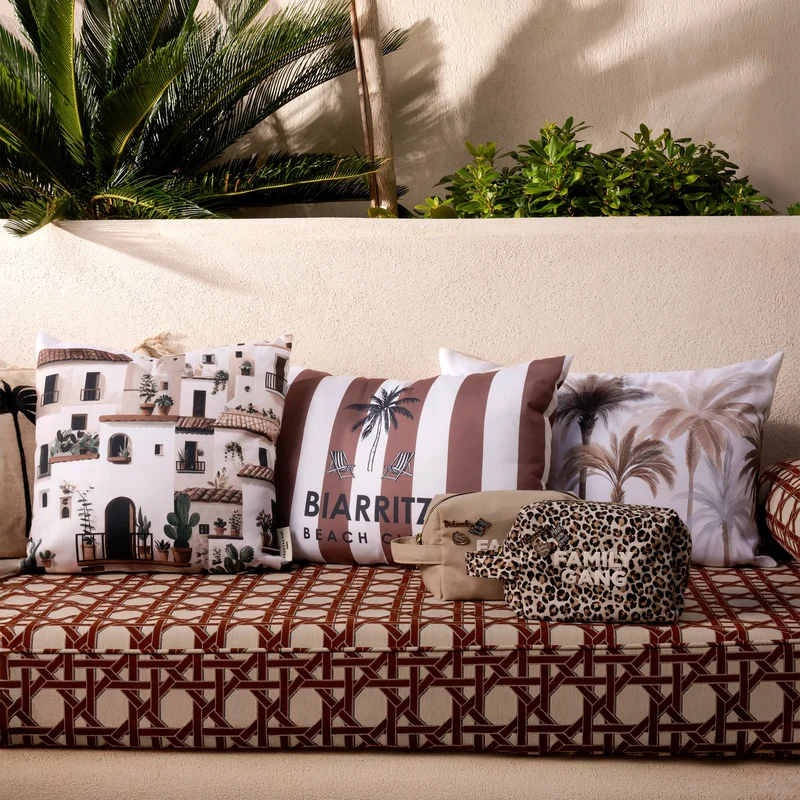 Coussin extérieur personnalisé Dolce Terracotta