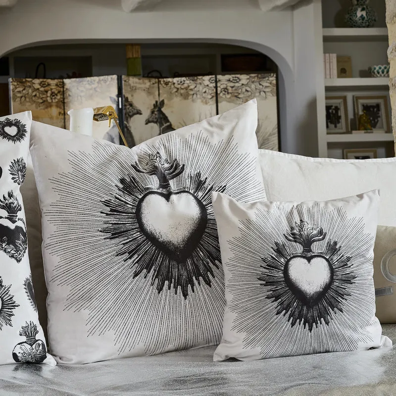 Coussin velours Corazon de Santa Cruz