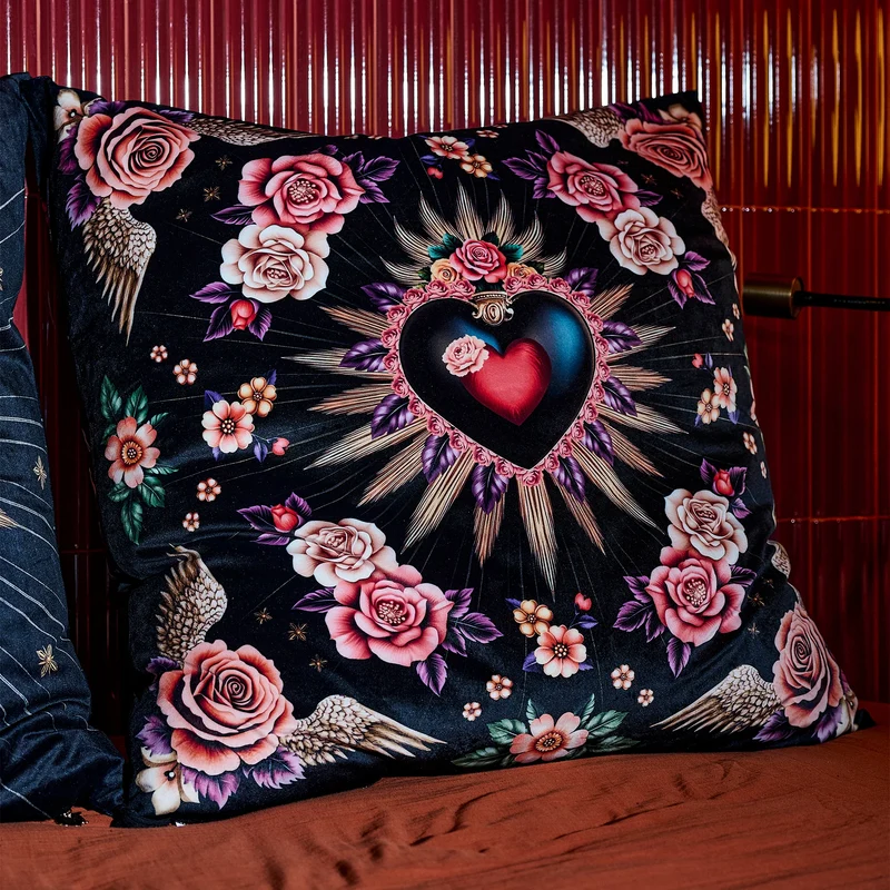 Coussin Velours Ex Voto Cartone