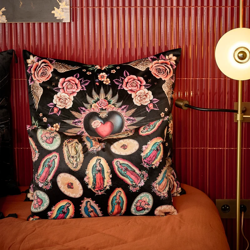 Coussin Velours Ex Voto Chianti