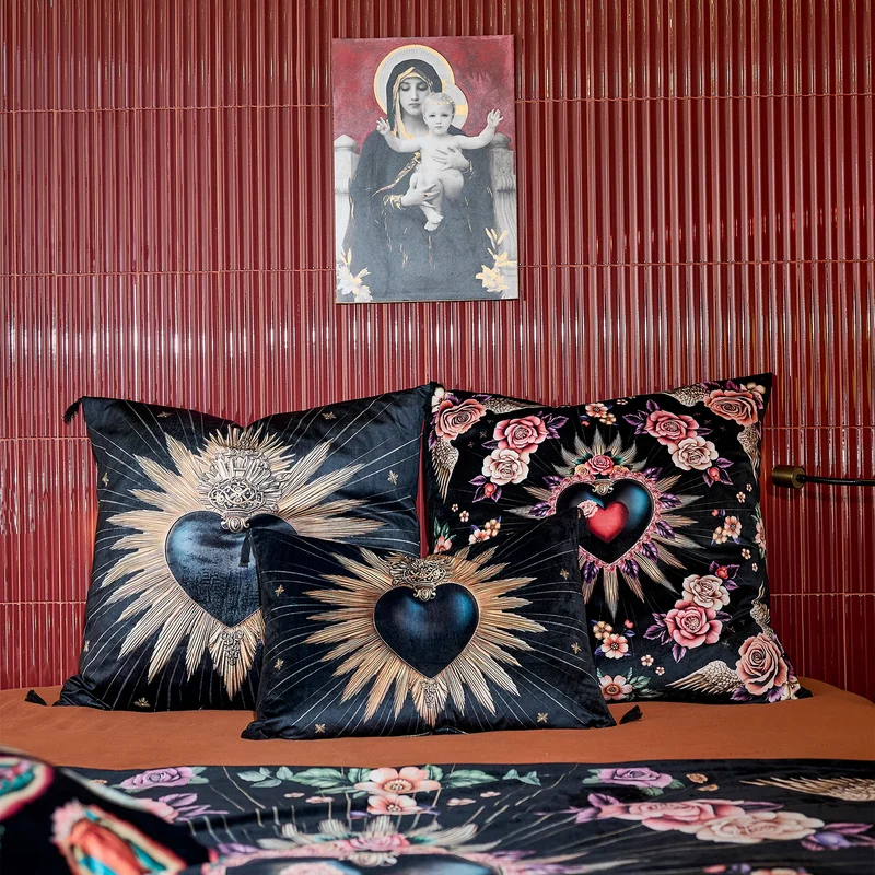 Coussin Velours Ex Voto Montalcino