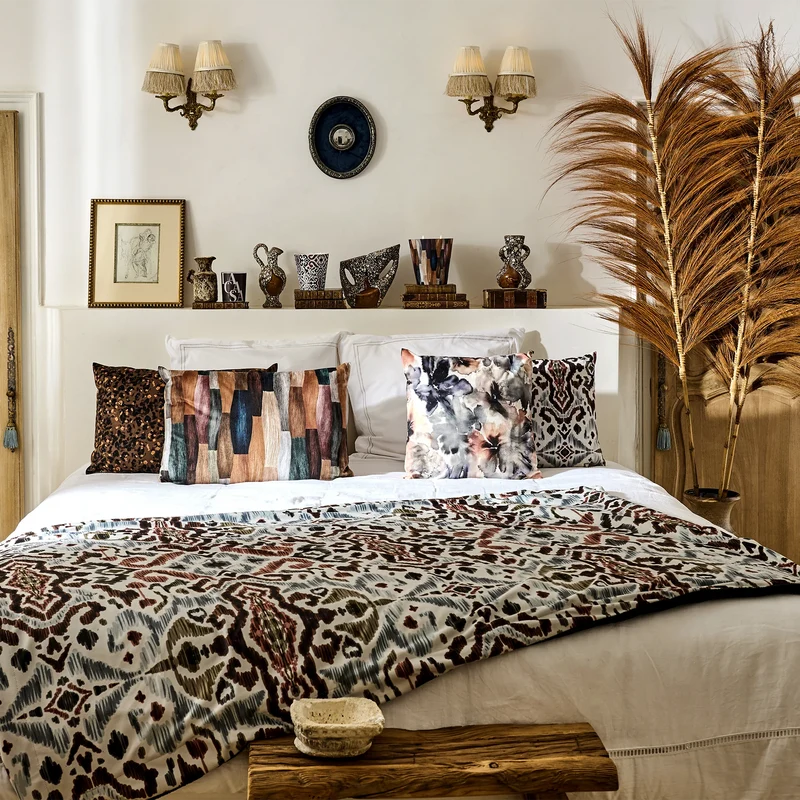 Coussin velours Feroz