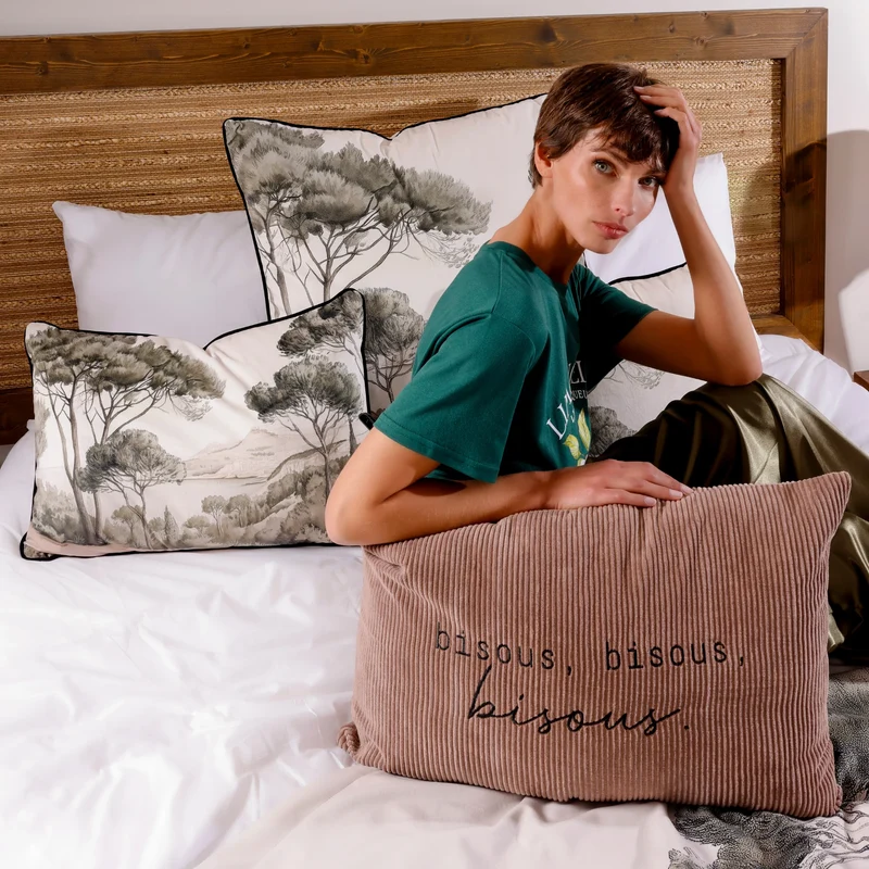 Coussin Velours Jungle Liouquet