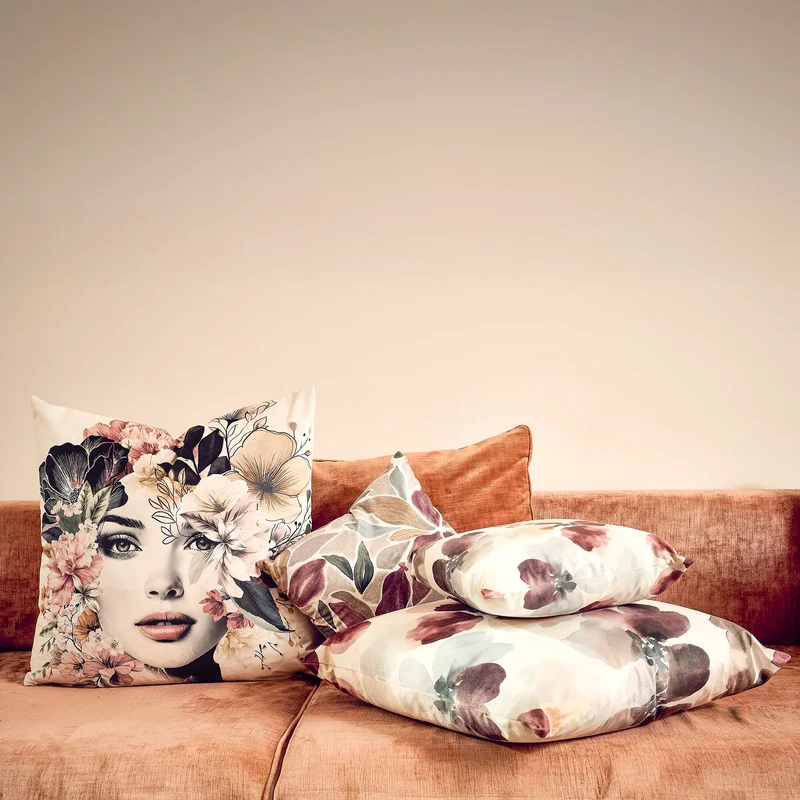 Coussin velours Ksar