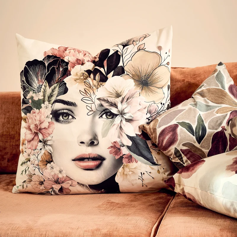 Coussin velours Ksar