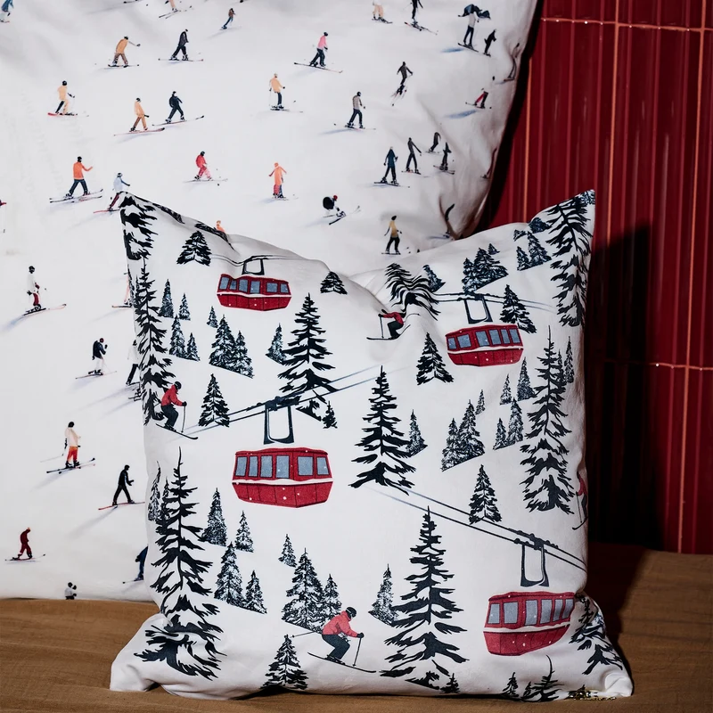 Coussin Velours Montagne Castelmoda