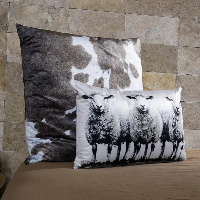 Coussin Velours Mouton Matera
