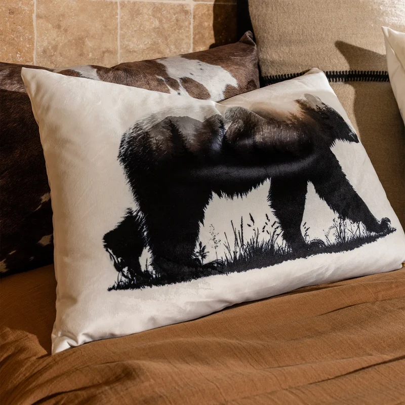 Coussin Velours Ours Sta Maddalena