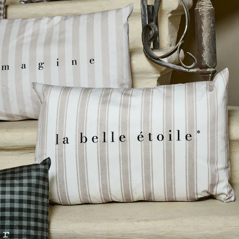 Coussin velours Belle Étoile
