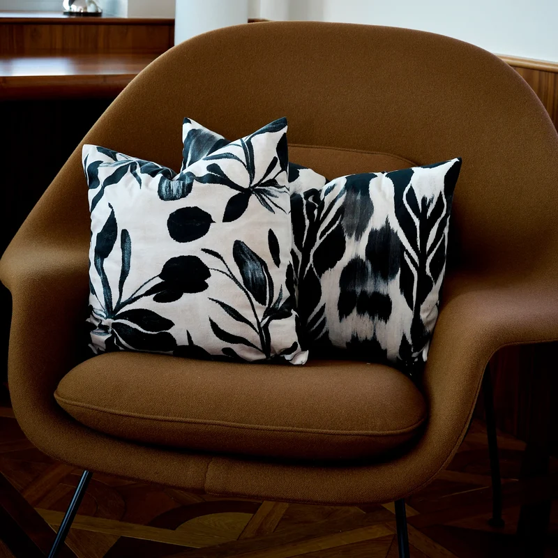 Coussin velours Bergen