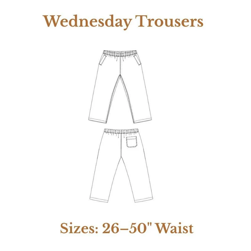 PATRON DE COUTURE PDF | Pantalon Wednesday | Merchant & Mills | UNISEXE