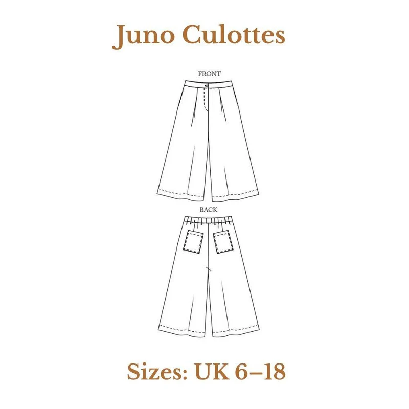PATRON DE COUTURE PDF | Juno Culottes | Merchant & Mills | UK 6–18