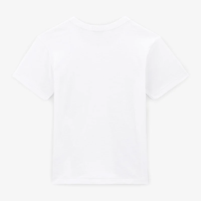 T-shirt garçon en jersey blanc