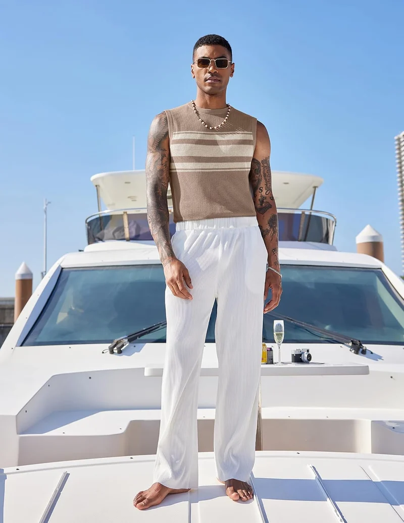 Evan Débardeur Homme – Tank Top Maille Respirante, Style Été & Musculation