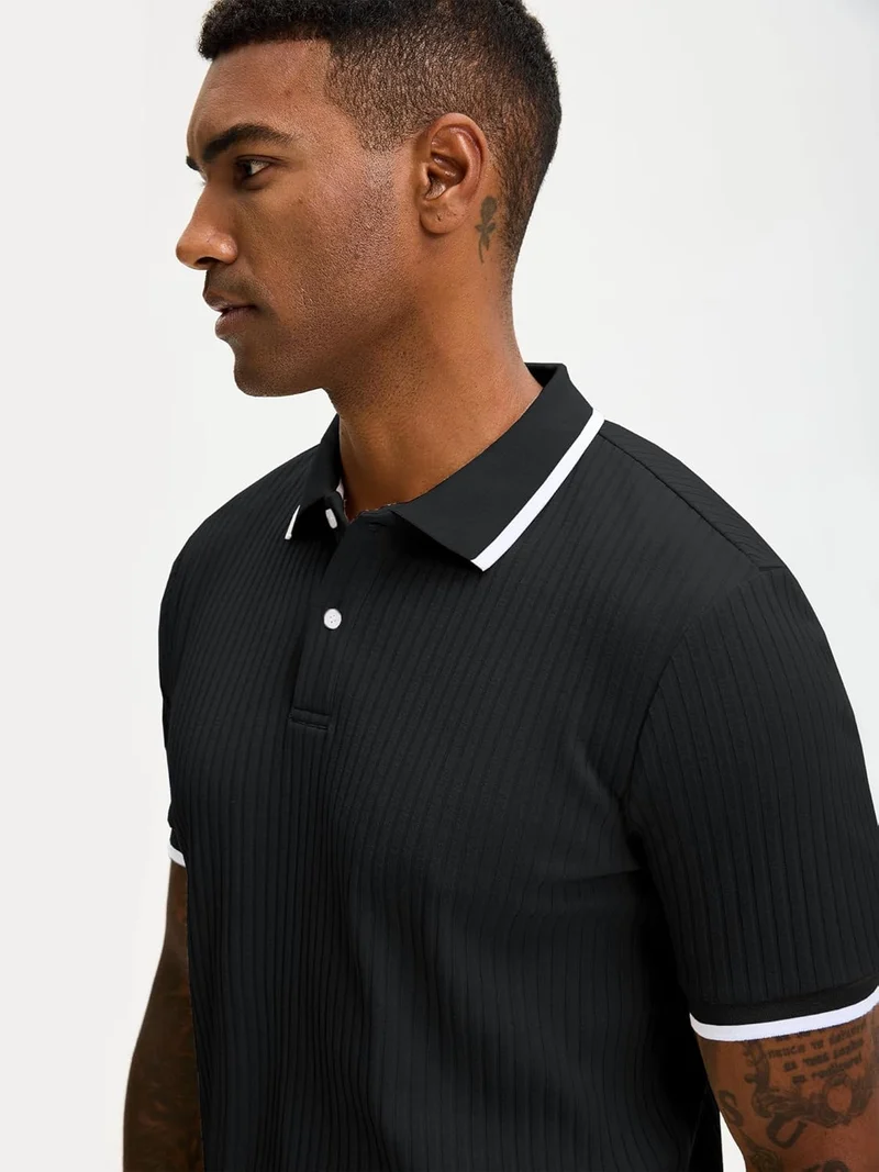 Adrien Polo Homme – Polo Maille Stretch, Léger & Style Business Casual Élégant