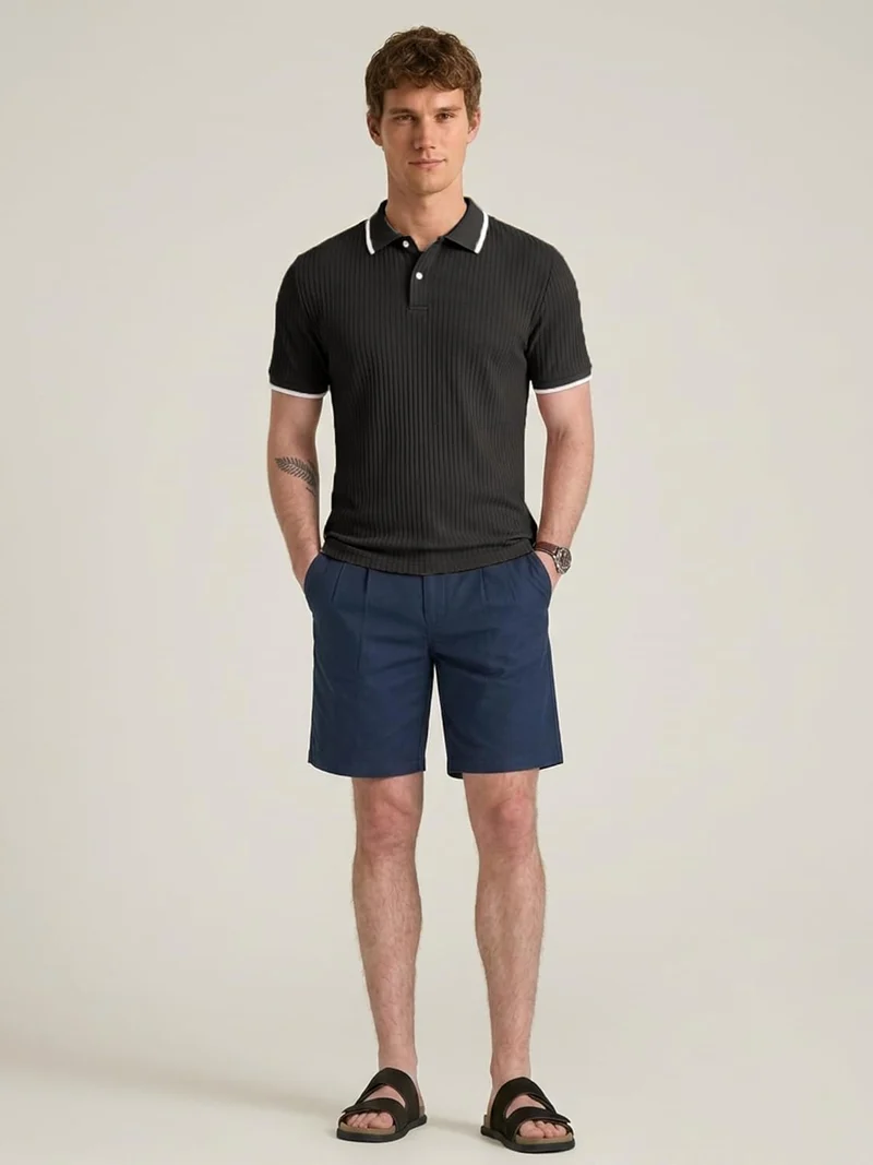 Adrien Polo Homme – Polo Maille Stretch, Léger & Style Business Casual Élégant
