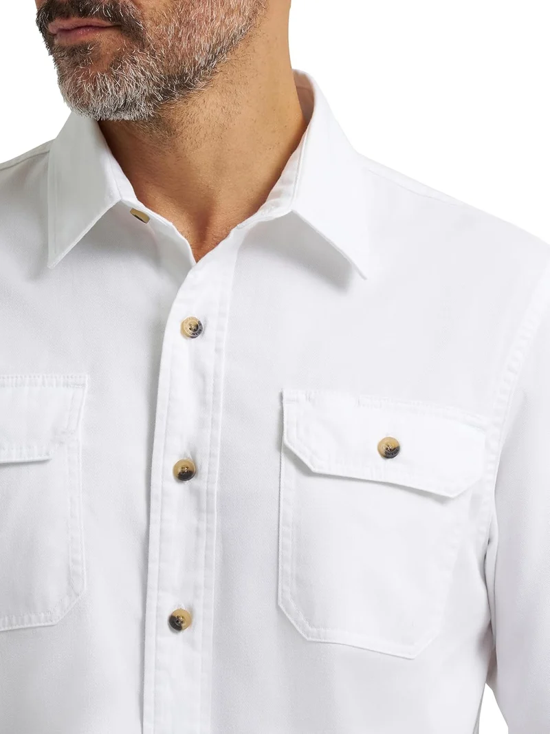 Thom Chemise Homme – Chemise Classique Manches Longues, Coupe Relax & Poches