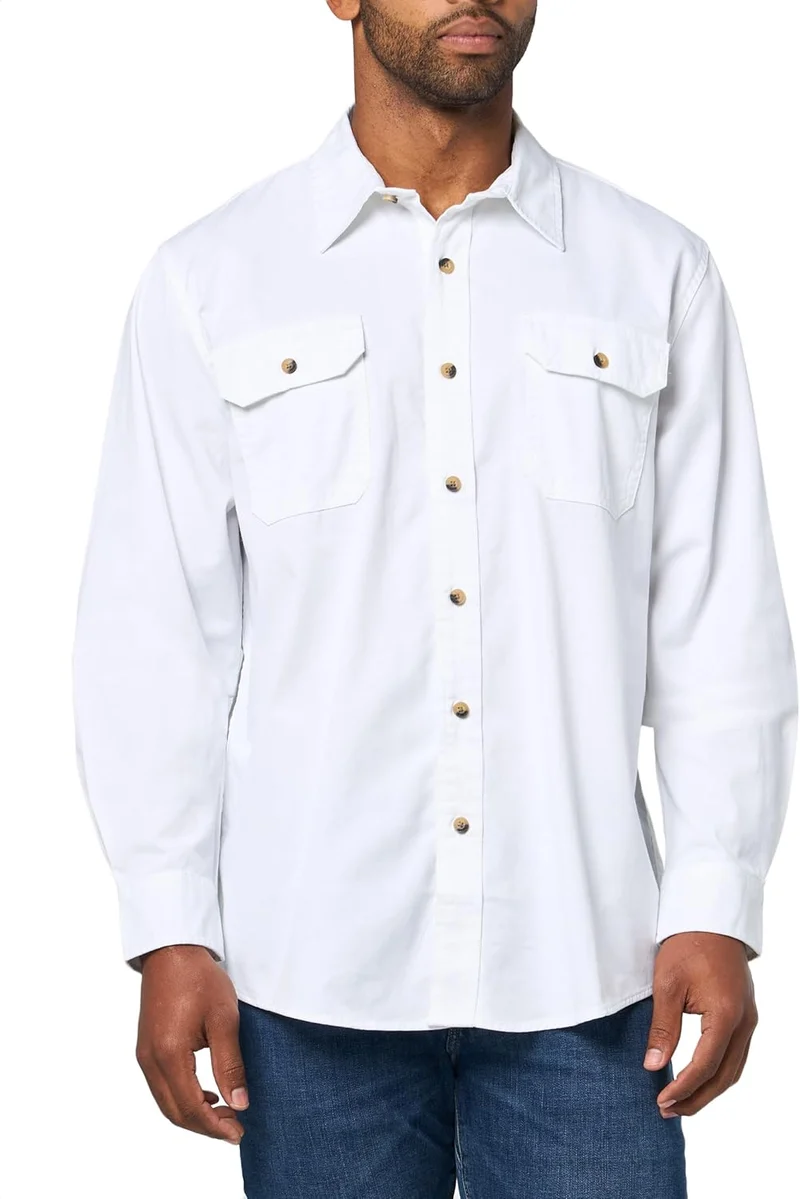 Thom Chemise Homme – Chemise Classique Manches Longues, Coupe Relax & Poches