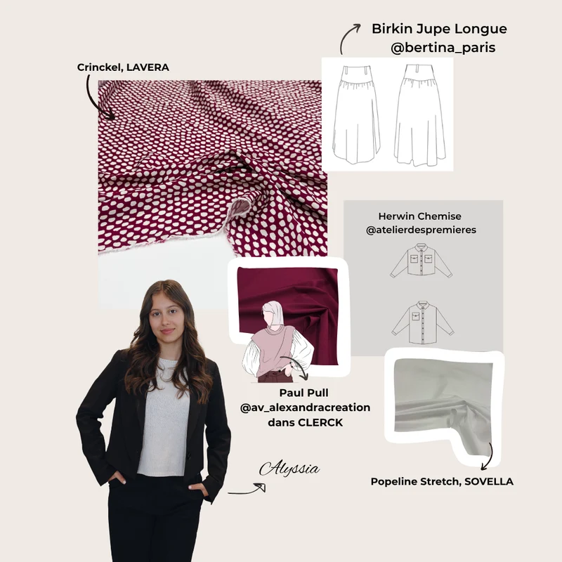 Tissu Maille Milano Jersey, Viscose - Clerck