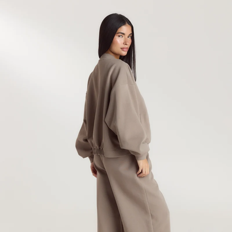 Veste en Néoprène - Taupe