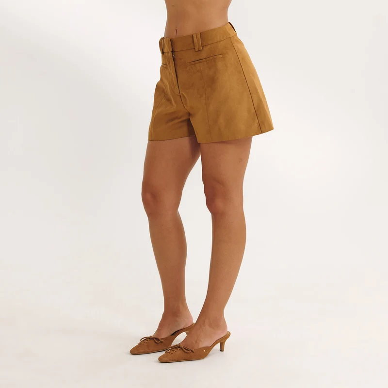 Short en Daim - Beige