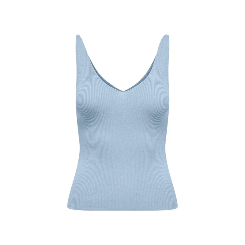 Débardeur femme Jacqueline De Yong bleu clair en viscose sans manches