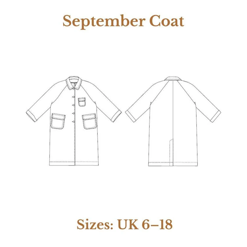 PATRON DE COUTURE PDF | September Coat | Merchant & Mills | UK 6–18