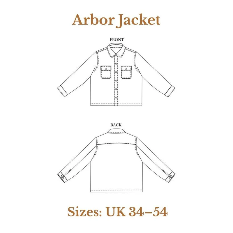 PATRON DE COUTURE PDF | Arbor Jacket | Merchant & Mills