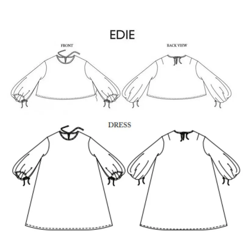 PATRON DE COUTURE PDF | Edie | Merchant & Mills | UK 6–18