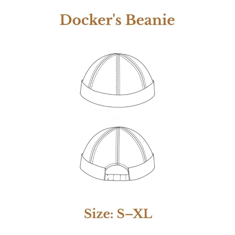 PATRON DE COUTURE PDF | Bonnet Docker's Beanie | Merchant & Mills | A4 SEULEMENT