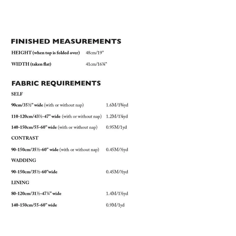 PATRON DE COUTURE PDF | Sac à dos Francli Day Pack | Merchant & Mills