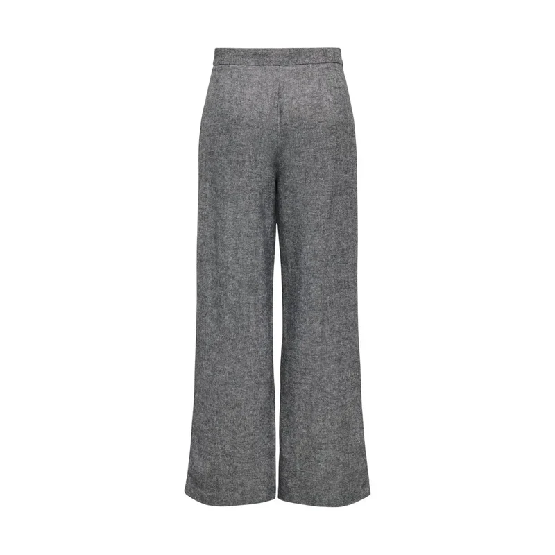 Only Pantalons pour Femmes Gris en Polyester Pour l’Automne et l’Hiver 15360269