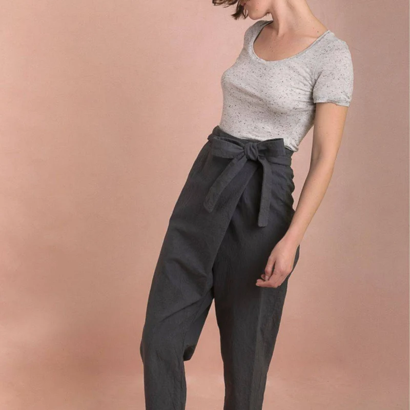 PATRON DE COUTURE PDF | Pantalon portefeuille Papao | Ready to Sew | TRILINGUE (FR / EN / ES)