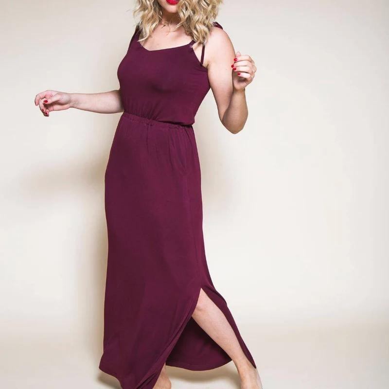 PATRON DE COUTURE PDF | Combinaison & Robe Maxi Sallie | Closet Core | BILINGUE (FR / EN)