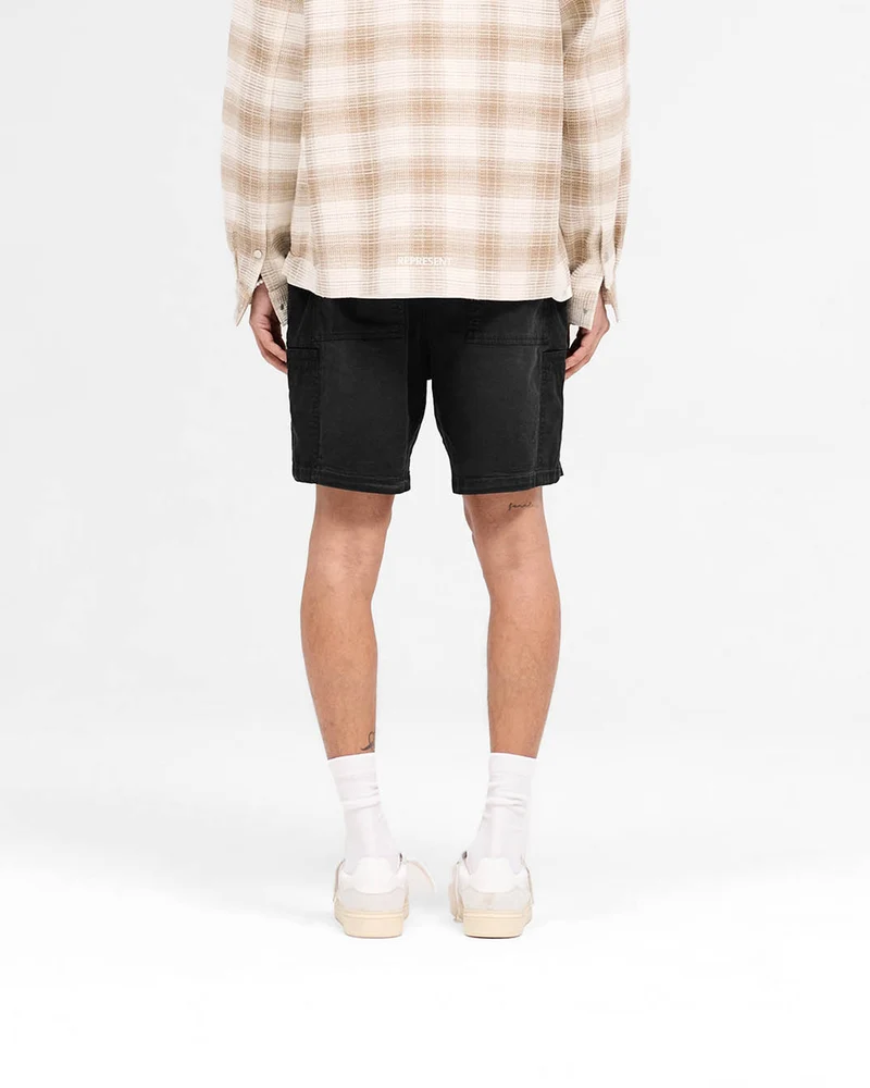 Season Cargo Short - Jet Black