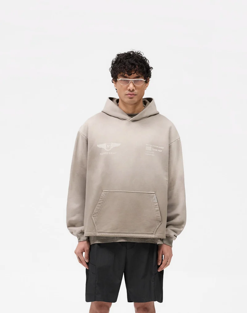 Team Rep Hoodie - Dark Taupe