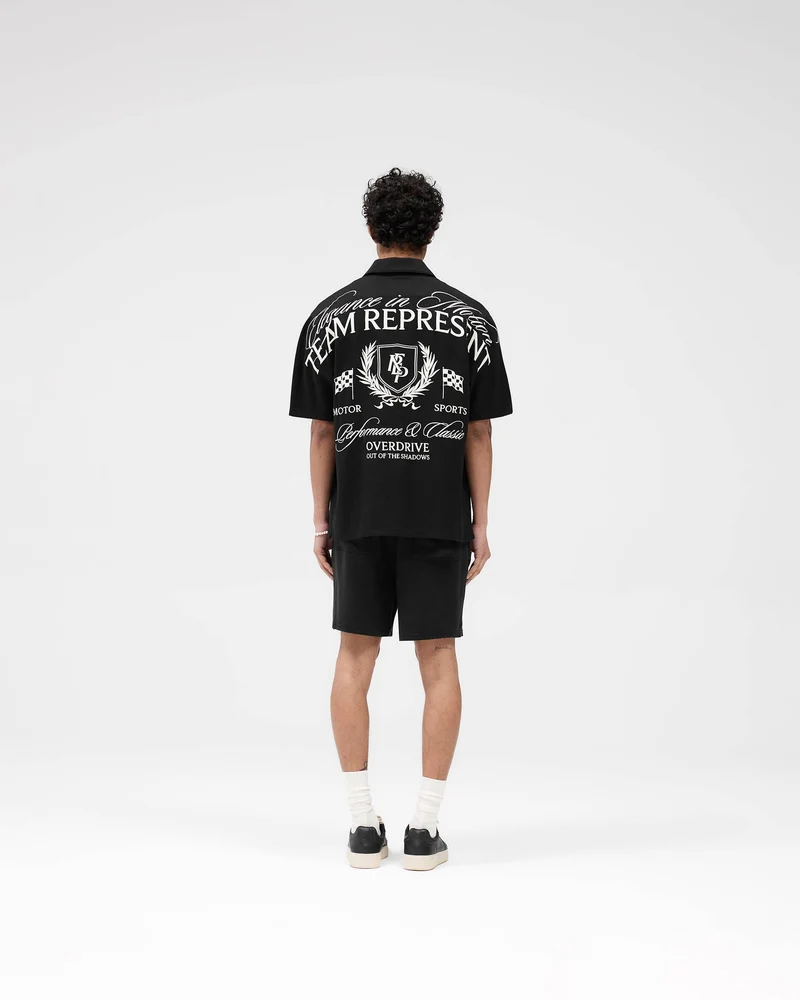 Represent Crest Short - Jet Black