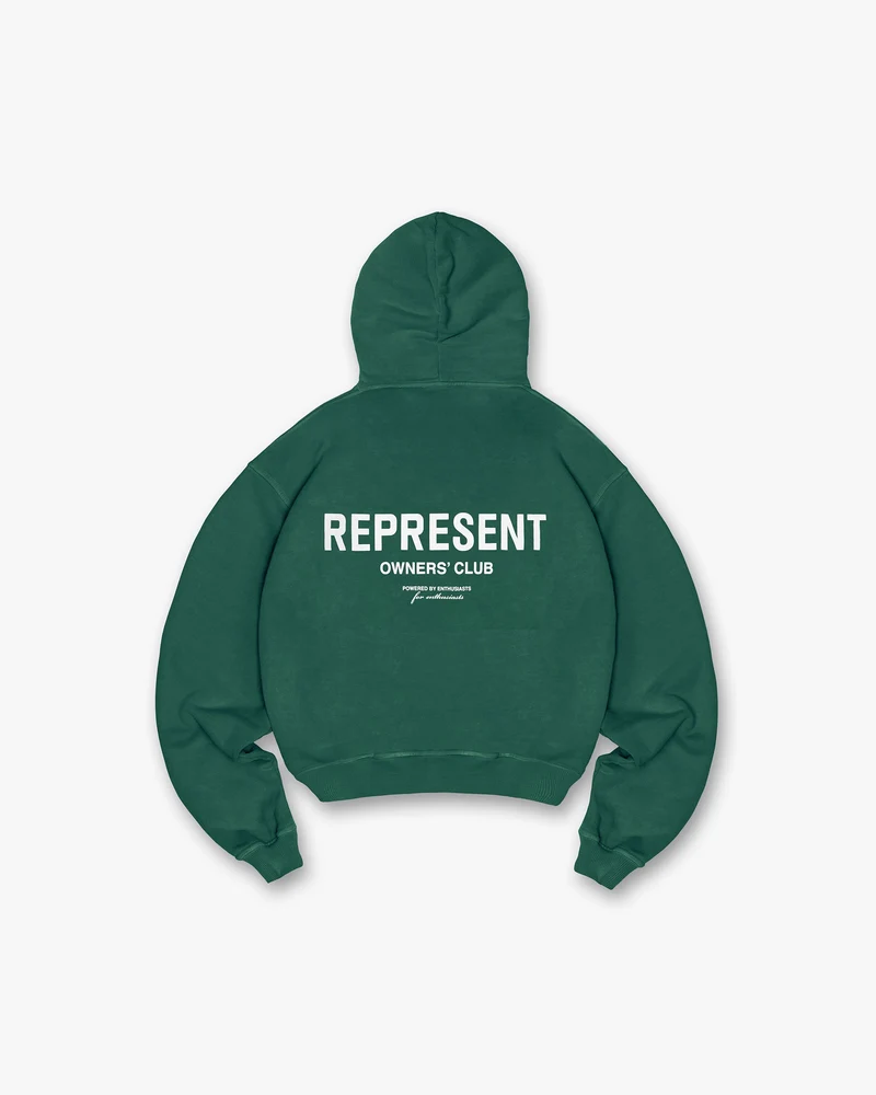 Represent Owners Club Hoodie - Racing Green