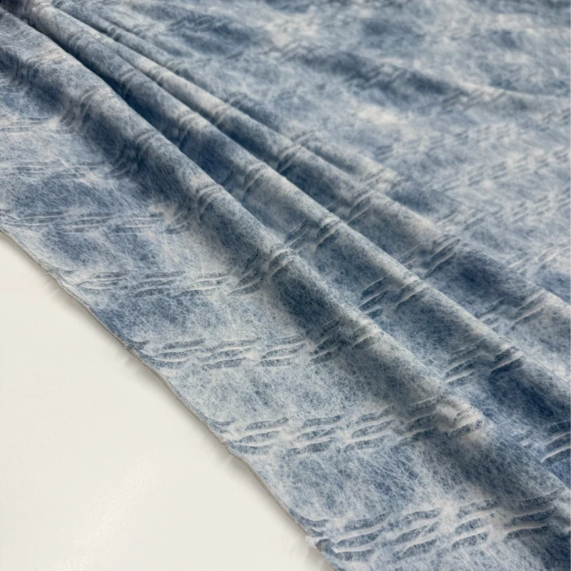 Tissu Jersey, Lycra Maillot - Tie and dye Texturé, Chiara