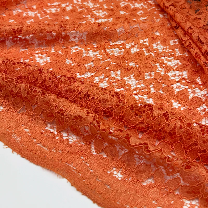 Tissu Dentelle, Viscose - Giallo